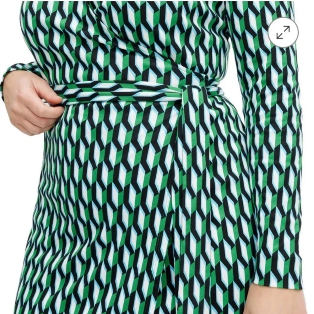 Diane Von Furstenberg DVF X Target Geo Wrap Dress Size XL NWT - Picture 4 of 4